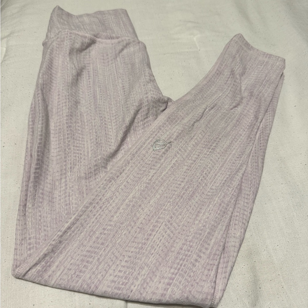 P'tula Lavender Ribbed Leggings